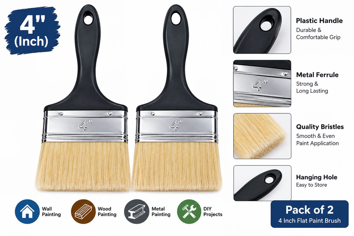 Flat Paint Brush for Wall Painting  and all types brush available — photo 2 of 4
